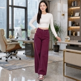 Quần Jean Nữ dáng suông Đỏ Đô