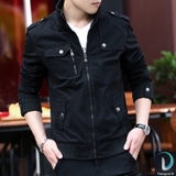 Jacket Kaki Lông Cừu Hiện Đại, Sang Trọng