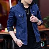 Jacket Kaki Lông Cừu Hiện Đại
