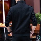 Jacket Kaki Lông Cừu Hiện Đại, Sang Trọng