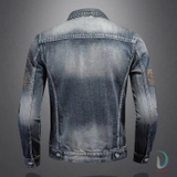 Jacket Jean Thêu Độc, Chất, Bụi bặm