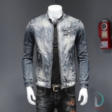 Jacket Jean Cổ Tàu Chất, Bui Bặm- Vintagent D
