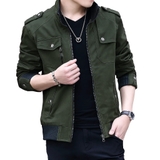 Jacket Kaki Lông Cừu Hiện Đại