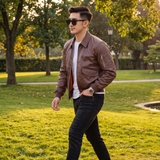 Áo Khoác Pilot Trần Bông Vintage