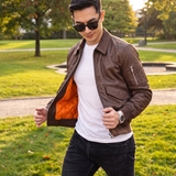 Áo Khoác Pilot Trần Bông Vintage