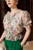 Outlet | Quần short cạp cao hai khuy