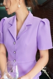 Outlet | Áo vest tay bồng cổ điển dáng peplum