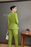 Outlet | (2 màu) Áo vest dài tay vạt chéo kèm belt