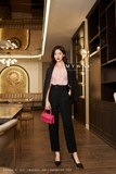 Outlet | Áo vest dài tay 1 khuy - Black