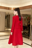 Outlet | Chân váy xòe dạ Red