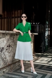 Outlet | (4 màu) Chân váy xòe xếp ly Basic