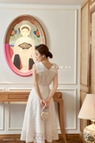 Outlet | (2 màu) Chân váy xòe ren basic