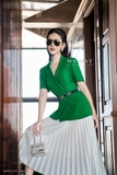 Outlet | (4 màu) Chân váy xòe xếp ly Basic