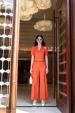 Outlet | (2 màu) Quần suông ống rộng Pumpkin