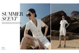 Outlet | Quần short lửng cạp cao