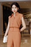 Outlet | (2 màu) Quần baggy cạp cao