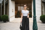 Outlet | Quần suông hai cúc Denim