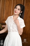 Outlet | Chân váy xòe Cotton Embroidery