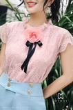 Outlet | Quần short cạp cao đính cúc basic