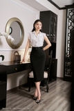 Outlet | Chân váy ôm đính hoa