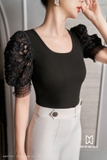 Outlet | Quần suông đính cúc basic