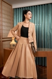 Outlet | Chân váy xòe xếp ly basic