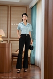 Outlet | Áo sơ mi tay ngắn cổ vest