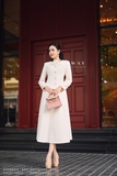 Outlet | (3 màu) Áo vest dài tay phối viền ren hoa tinh tế