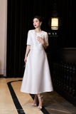 Outlet | (2 màu) Chân váy xòe taffeta sang trọng