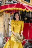 Outlet | Áo Dài Cổ Cách Tân Đính Nơ