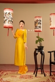 Outlet | Áo Dài Cổ Trễ Đính Hoa