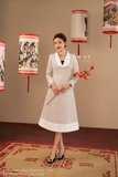 Outlet | Áo vest dáng ôm peplum cổ biến kiểu