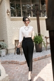 Outlet | Quần baggy basic đính hoa