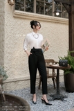 Outlet | Quần baggy basic đính hoa
