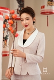 Outlet | Áo vest dáng ôm peplum cổ biến kiểu