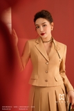Outlet | Chân váy xòe xếp ly basic