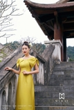 Outlet | Áo dài hai dây tay đính nơ