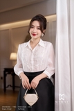 Outlet | Áo sơ mi cổ đức tay lỡ