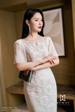 Outlet | Đầm ôm cổ thuyền tay ngắn