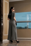 Outlet | Áo cotton thun cổ tròn tay ngắn