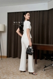 Outlet | Áo kiểu cổ vuông dáng Peplum