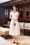 Outlet | Đầm xòe hai dây xếp ly