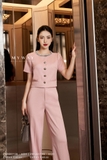 Outlet | (2 màu) Quần suông Cotton Calico basic