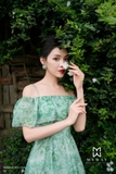 Outlet | Đầm maxi hai dây trễ vai