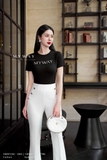 Outlet | Áo cotton thun đính logo MYWAY