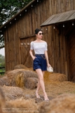 Outlet | Quần short cạp cao kèm đai
