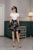 Outlet | Chân váy xòe dáng ngắn cạp cao