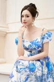 Outlet | (5 màu) Đầm maxi trễ vai tay ngắn
