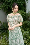 Outlet | Áo kiểu trễ vai bo chun