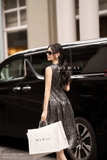 Outlet | Đầm xòe cổ thuyền SILK JERSEY